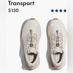 Hoka Womens “Transport” Eggnog color size 11b